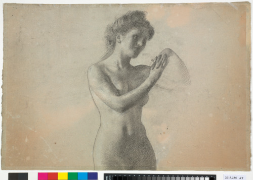 Peasants in Landscape (recto); Nude (verso) - Image 2