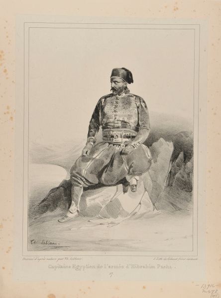 Capitaine Egyptien de l’armée d’Hibrahim Pacha