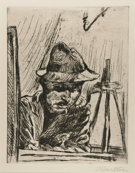 Self-Portrait with Hat