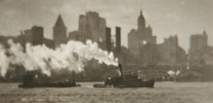 Tug and New York Skyline