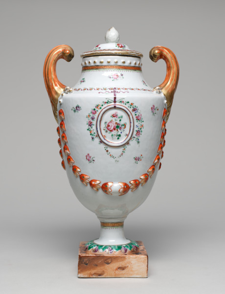 Pistol-Handled Covered Urn - Image 3