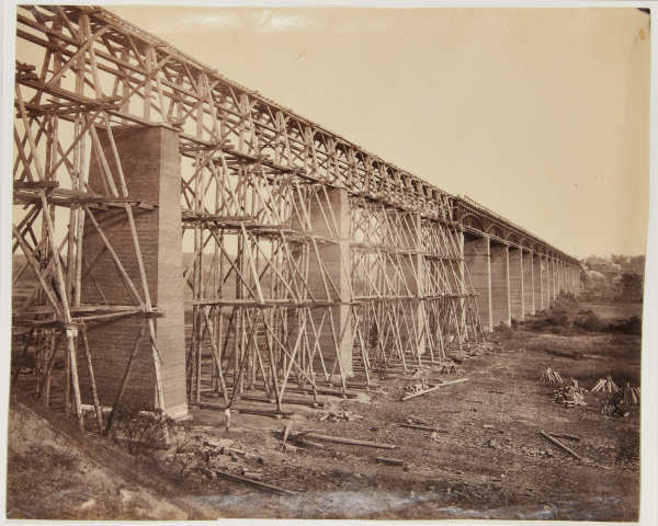 High Bridge Across the Appomattox near Farmville, 1865. No. 98 from Gardner’s Photographic Sketch Book of the War - Image 4