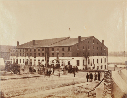 Libby Prison, Richmond, Va., April, 1864. From Gardner’s Photographic Sketch Book of the War - Image 2