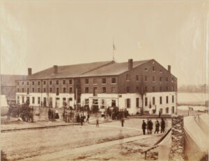 Libby Prison, Richmond, Va., April, 1864. From Gardner’s Photographic Sketch Book of the War