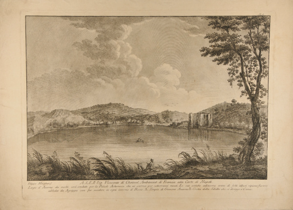 VIEW OF THE LAKE OF AVERNUS