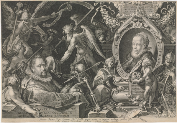 Bartholomeus Spranger and His Late Wife Christina Muller - Image 1