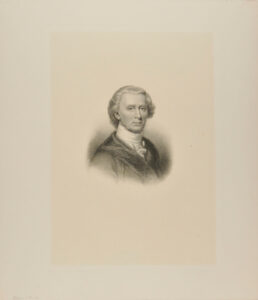 Bust, Three-Quarters to Right, of Man with High Stock Collar and Fur-Trimmed Coat