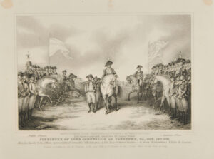 Surrender of Lord Cornwallis at Yorktown, VA, Oct 19th, 1781