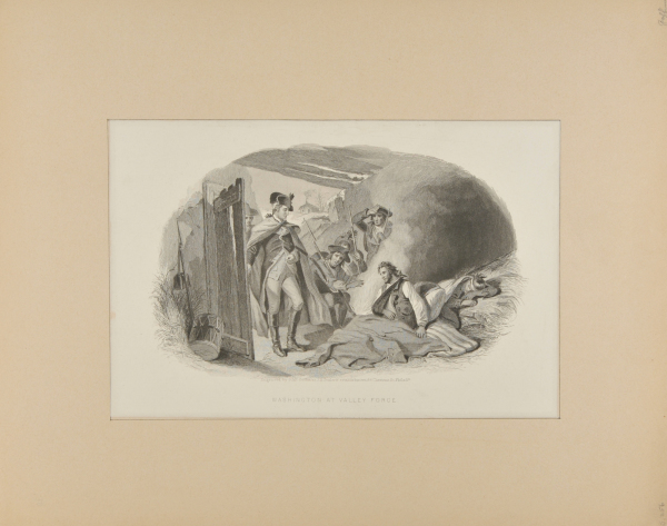 WASHINGTON AT VALLEY FORGE