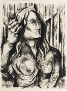 Woman Running Her Fingers Through Her Hair