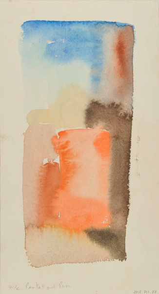Embrace (Recto); Abstract Composition Study (Verso) - Image 2