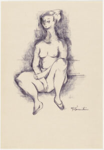 Seated Nude Woman