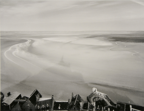 SHADOW, SANDBAR, MT. ST. MICHEL, FRANCE