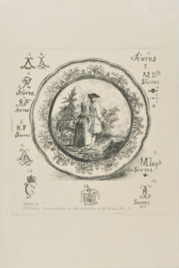 Sevres Plate in the Collection of Robert Hoe, Jr.