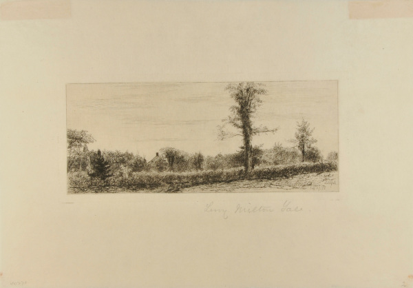 LANDSCAPE WITH LARGE ELM IN FOREGROUND