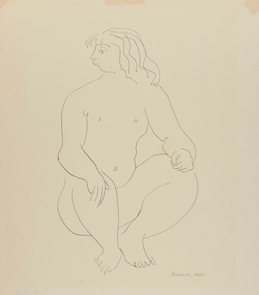 SEATED NUDE WOMAN