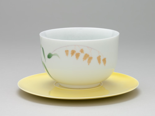 Teabowl Decorated with River Oats - Image 3