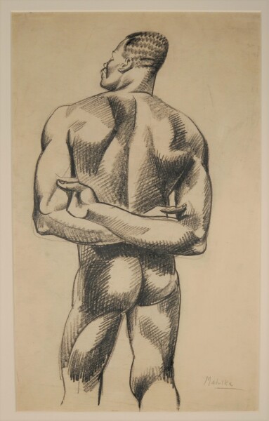 Standing Male Nude (recto); Hopi Snake Dance (verso) - Image 2