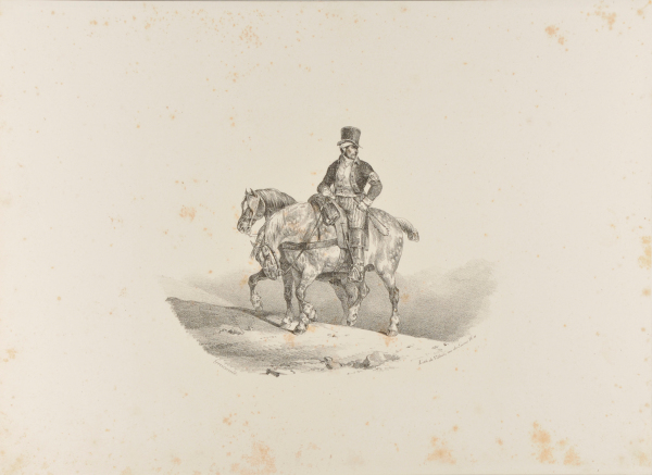 Les Deux chevaux harnachés