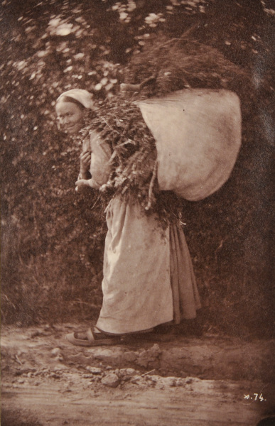 Peasant Woman Carrying Twigs - Image 2