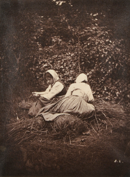 Two Peasant Women Resting on Bundles - Image 2