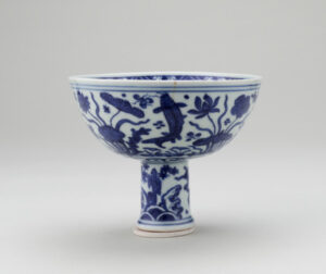 Stem Cup with Symbolic Aquatic Motif