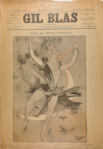 COVER OF THE JOURNAL "GIL BLAS ILLUSTRÉE"