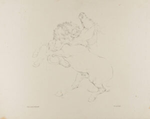 Combat Between a Lion and a Horse