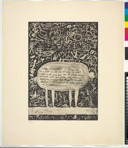 From the portfolio “21 Etchings and Poems”