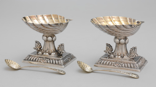 Footed Salt with Spoon - Image 2