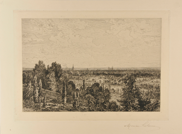 VIEW FROM THE COAST OF CÉNON, BORDEAUX