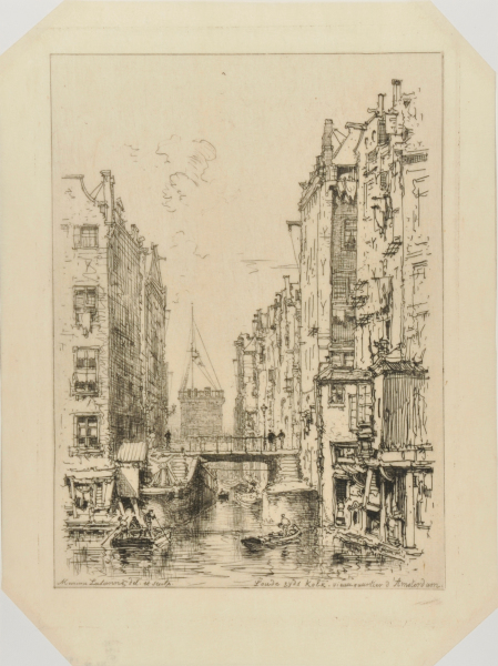 OLD QUARTER IN AMSTERDAM