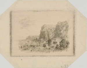 Falaises au bord de la mer