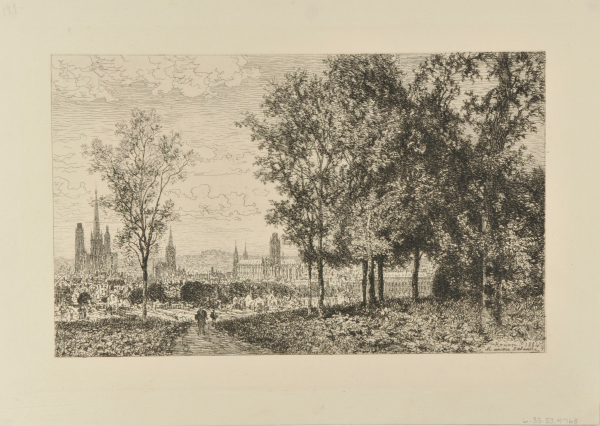 ROUEN FROM THE COUNTRY