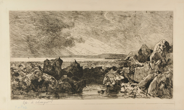 LES ROCHES NOIRES NEAR TROUVILLE (LOW TIDE)