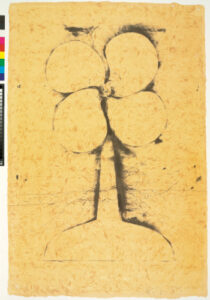 From the series “Lithographs of the Sculpture: The Plant Becomes a Fan”