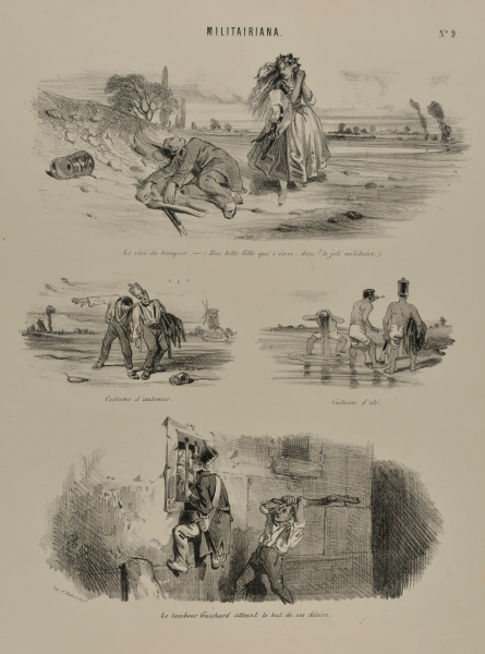 Plate 9 from the series “Militairiana”
