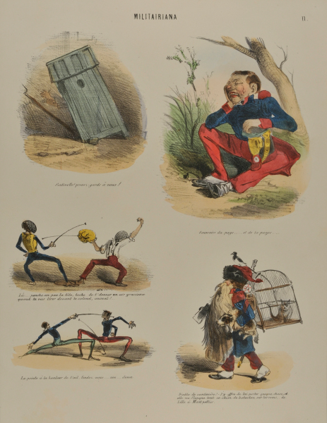 Plate 11 from the series “Militairiana”