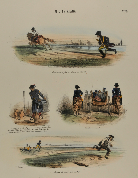 Plate 12 from the series “Militairiana”