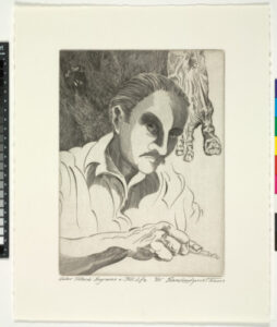 Gabor Peterdi Engraves a Still Life