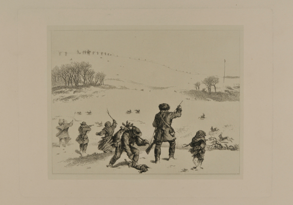 Battue aux lièvres (Hongrie)