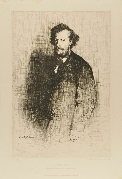 M. A. Cadart, Fondateur de la Société des Aqua-Fortistes