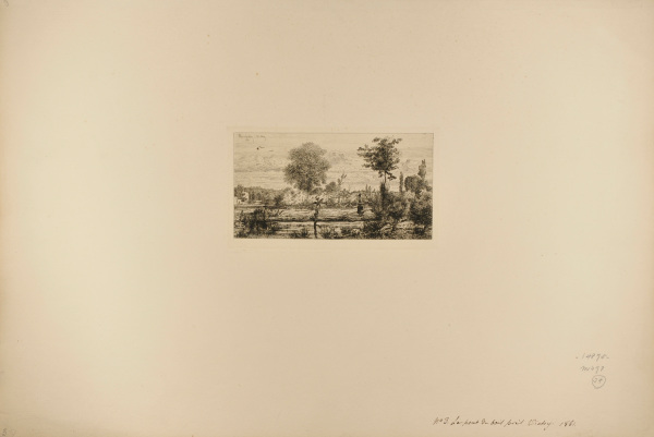 THE WOODEN BRIDGE, NEAR VICHY