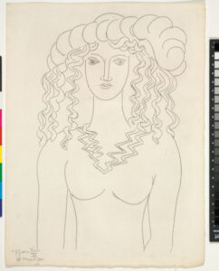 Apparition (refused etching, recto and verso)