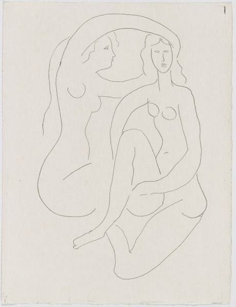 ARRANGING THE HAIR OF HÉRODIADE (REFUSED ETCHING)