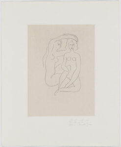 La coiffure d’Hérodiade (refused etching)