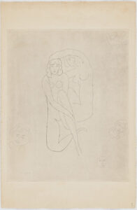 La coiffure d’Hérodiade (refused etching)