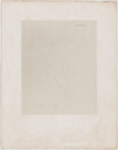 La coiffure d’Hérodiade (refused etching)