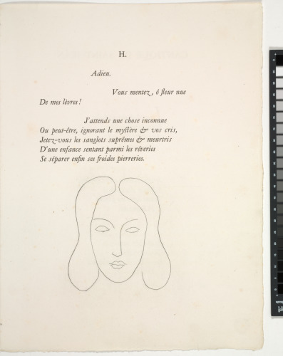 UNTITLED (HEAD OF A WOMAN, PUBLISHED STATE)