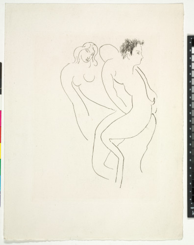 NYMPH AND FAUN (REFUSED ETCHING)